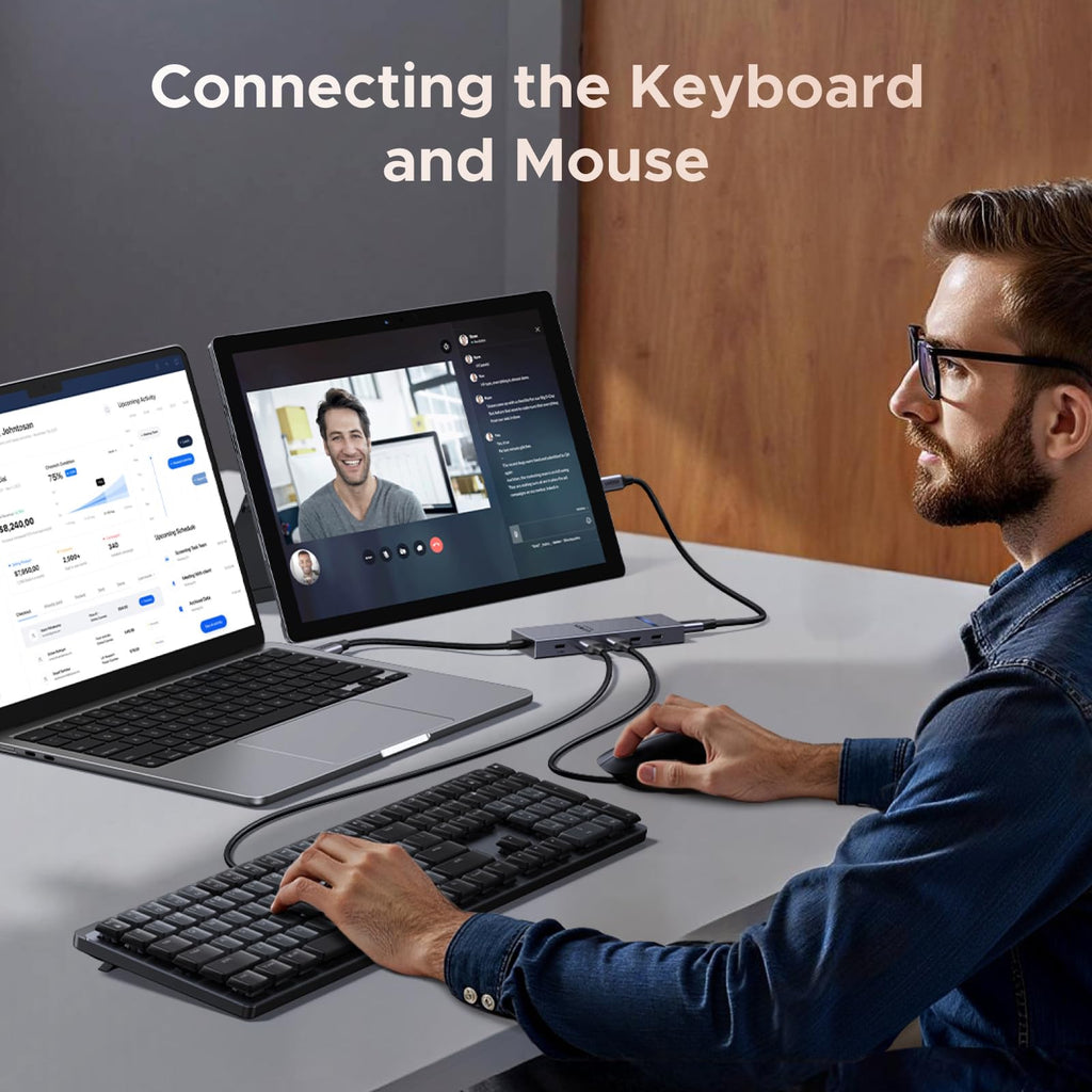 UGREEN Revodok 6-in-1 USB-C Hub | 4K HDMI & 100W Charging